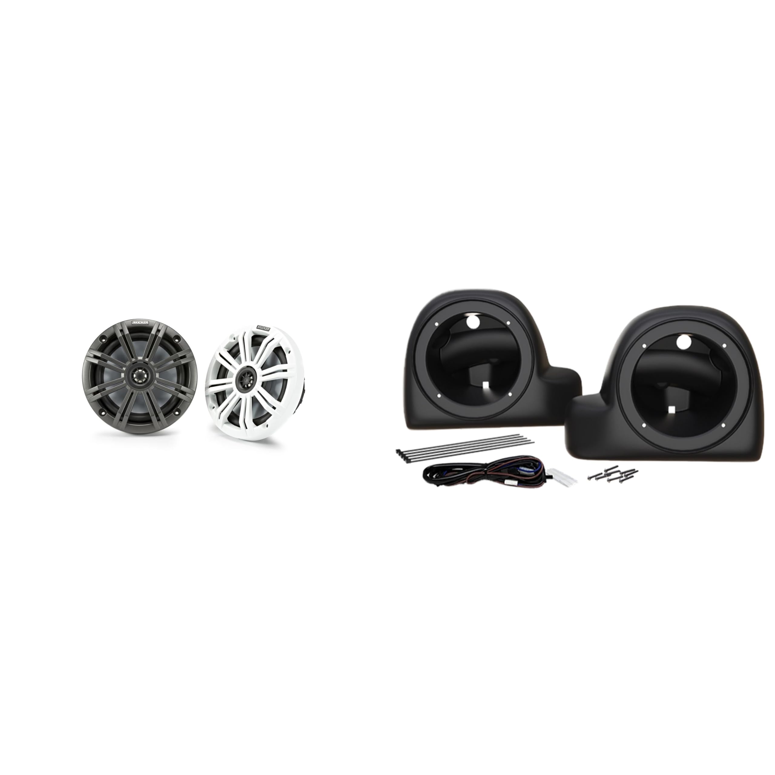 Amazon | Kicker 6.5インチ マリンスピーカー 下部フェアリング